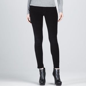 HUDSON velvet super skinny jeans